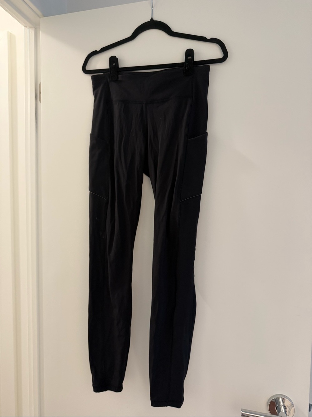 lululemon athletica Black High-Rise Leggings with Side Pockets